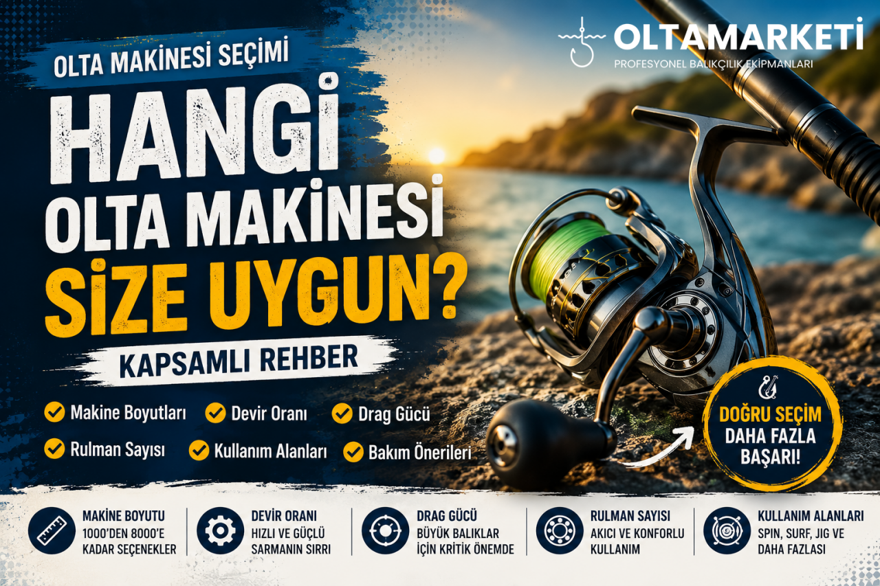 Olta Makinesi Seçimi Rehberi: Hangi Olta Makinesi Size Uygun?