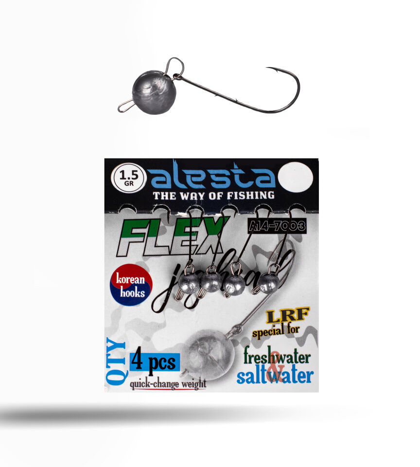 FLEX JIGHEAD HAM 4P 1.5G