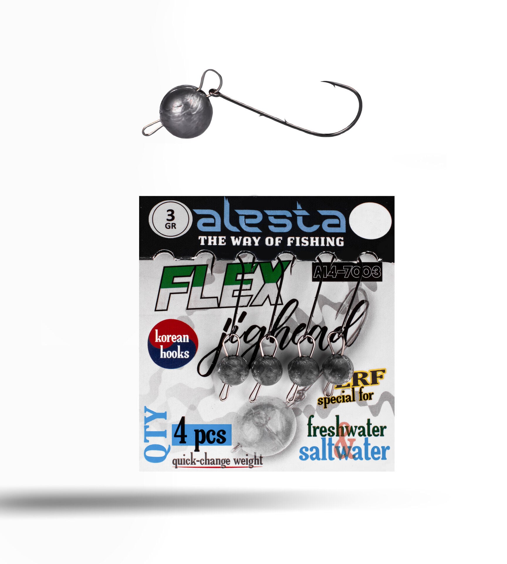FLEX JIGHEAD HAM 4P 3G