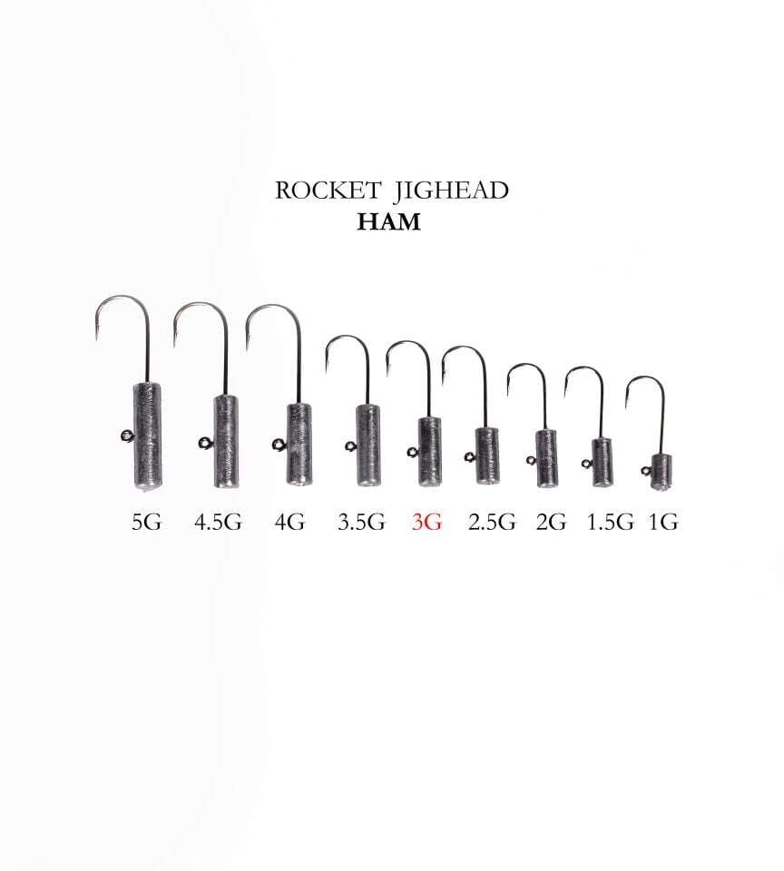 ROCKET JIGHEAD HAM 4P 3G