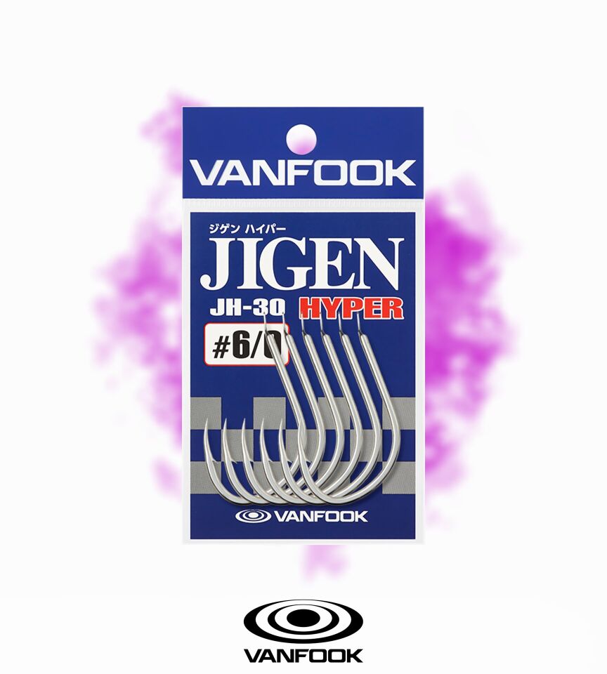 VANFOOK JH-30 JIGEN HYPER SILVER 6P #6/0