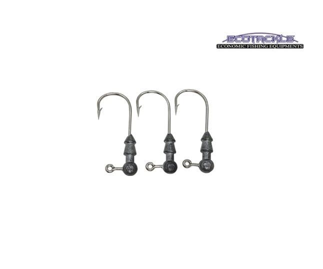 ECOTACKLE HUNT LRF JIGHEAD 3P