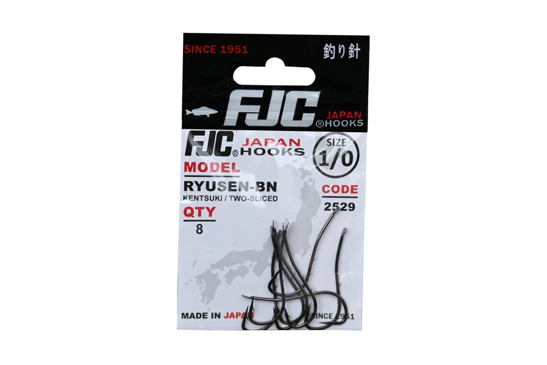 FJC2529 RYUSEN TWO SLICED BLACK NIKEL