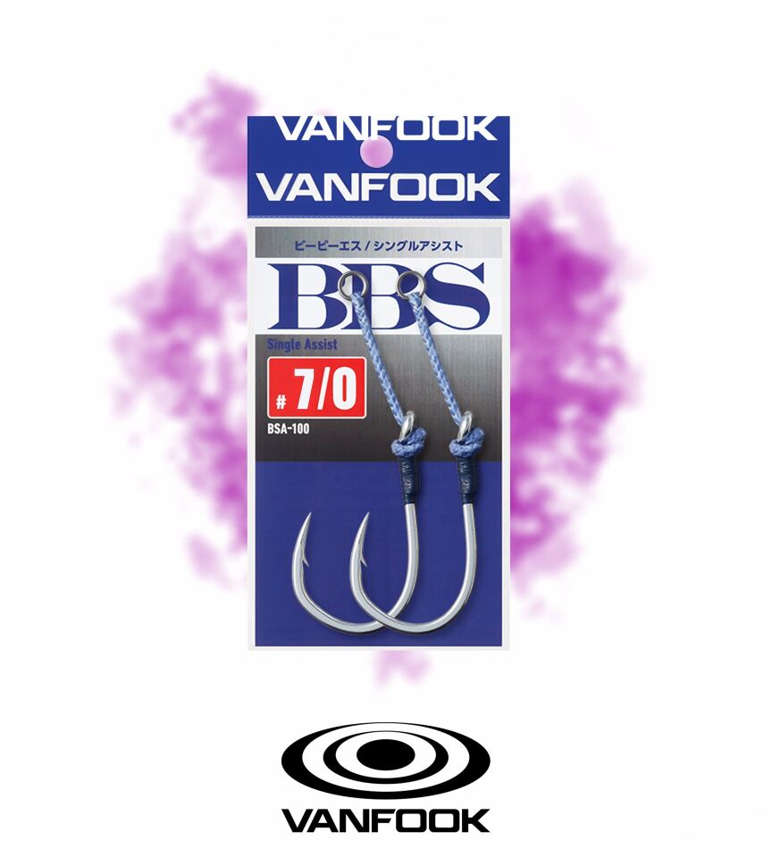 VANFOOK BSA-100 BBS SINGLE ASSIST 2P #7/0