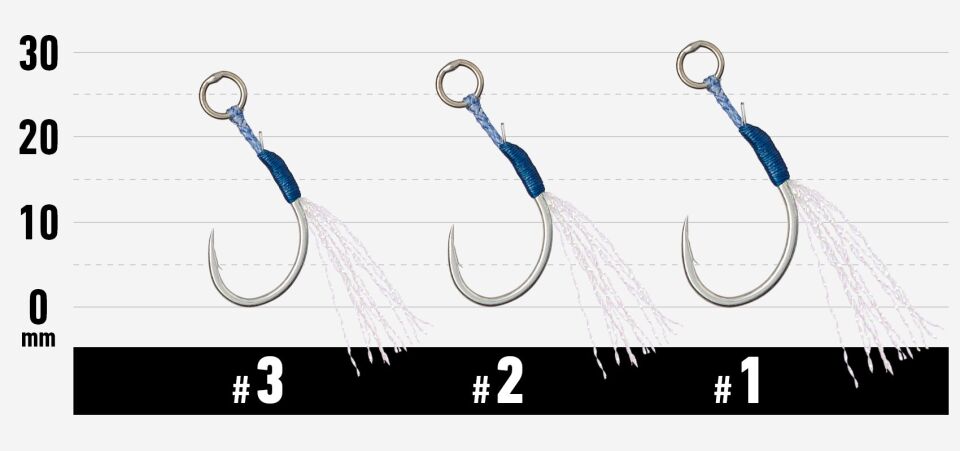 VANFOOK MJ-04 MICRO JIG TINSEL ASSIST 0.5CM 2P #1
