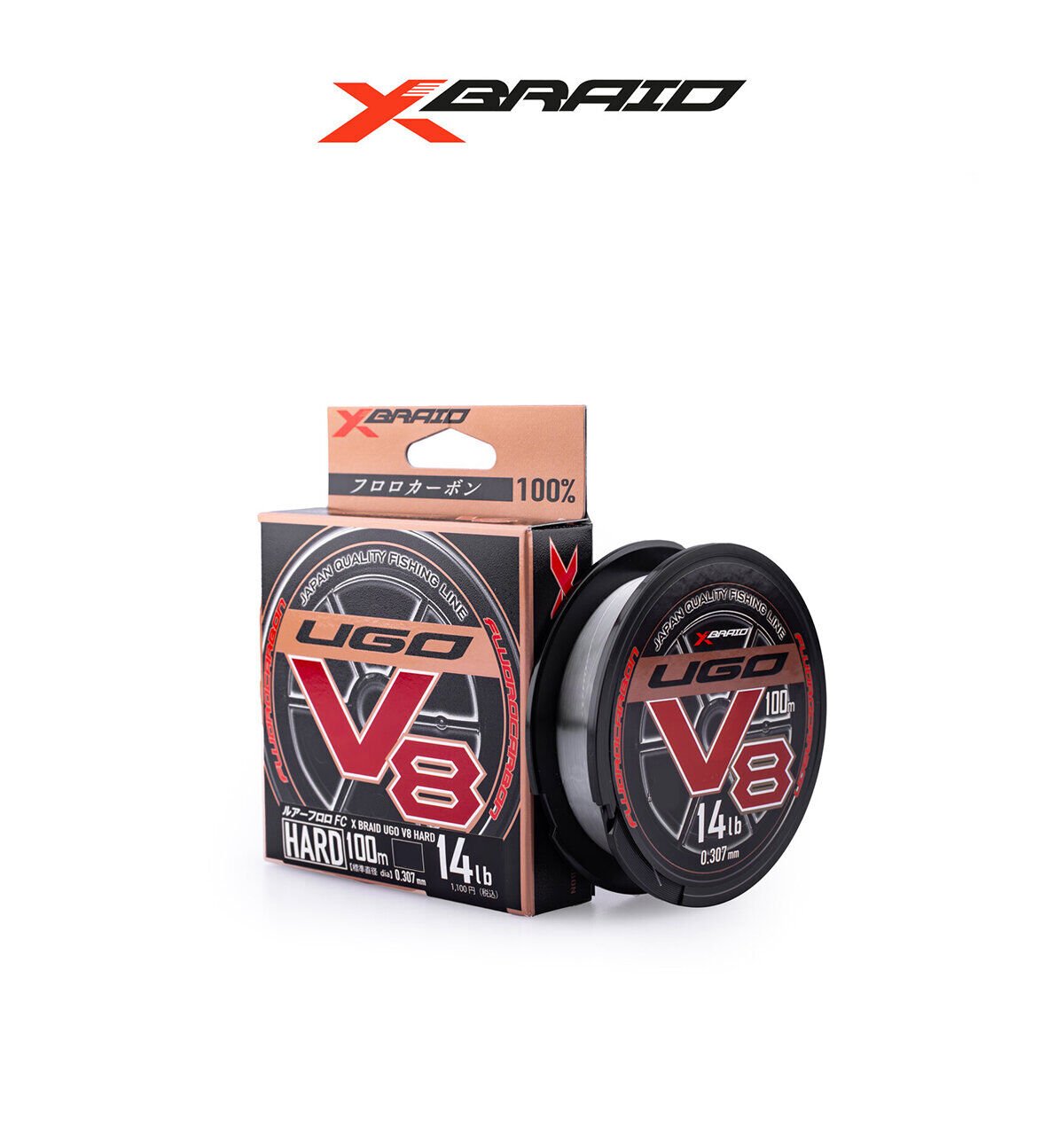 YGK X061 F-UGO V8 HARD FC 100M 3.63KG 0.235