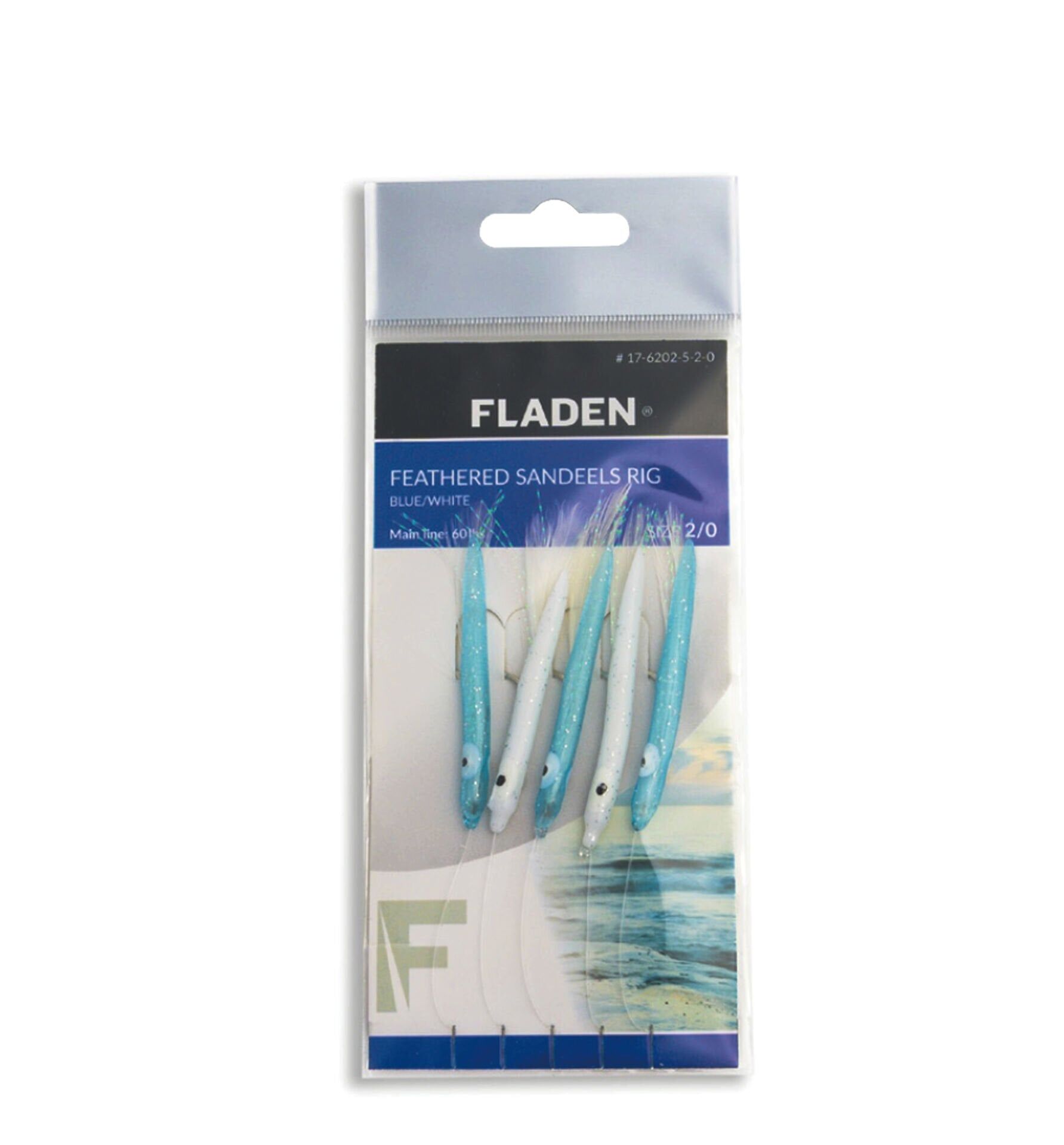 FLADEN SABIKI FEATHERED  BLUE/WHİTE 2/0 5K