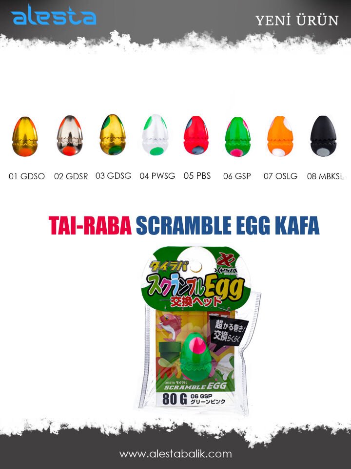 XESTA TAI-RABA SCRAMBLE EGG KAFA 80G OSLG