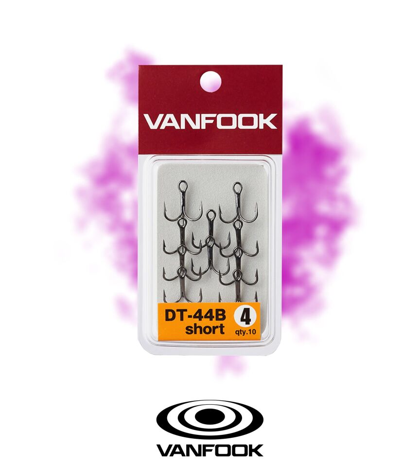VANFOOK DT-44B SHORT TREBLE M NS BK 8P #4