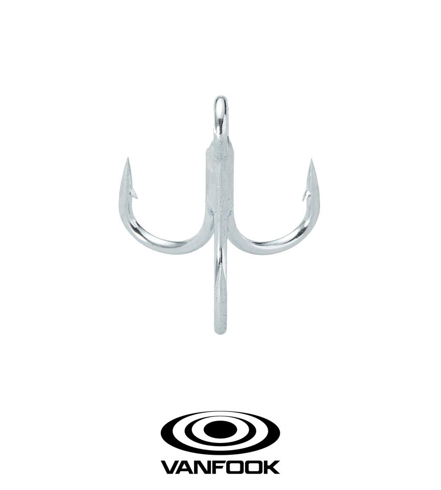 VANFOOK CT-78 TREBLE SH SILVER 4P #1/0