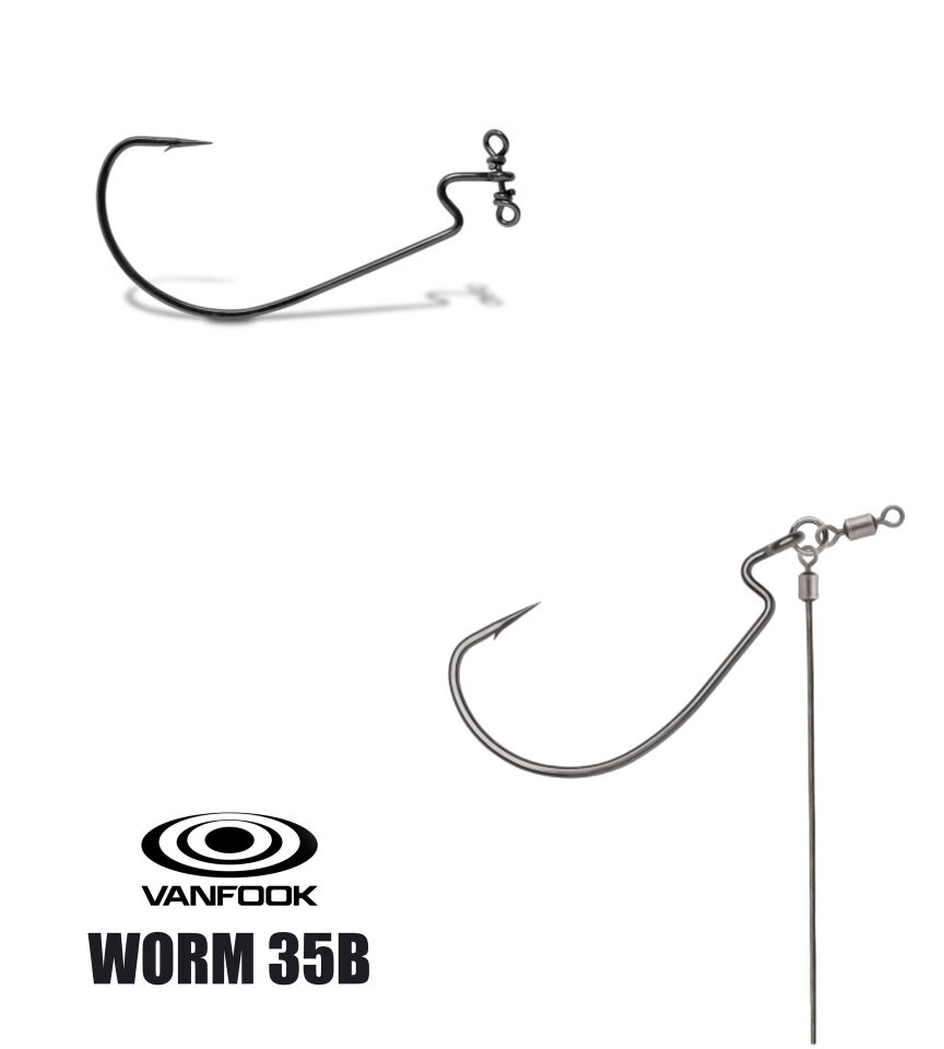 VANFOOK WORM-35B FLAT NS BLACK 8P #2