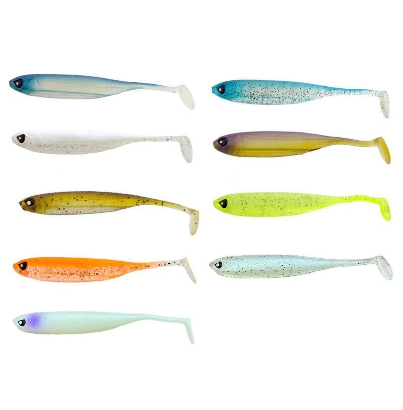 Lucky John Makora 3D Shad Tail 3'' (7.62 cm) 7P Silikon Yem