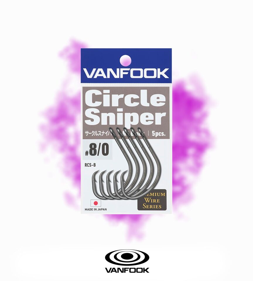 VANFOOK RCS-B CIRCLE SNIPER NS BK 4P #8/0