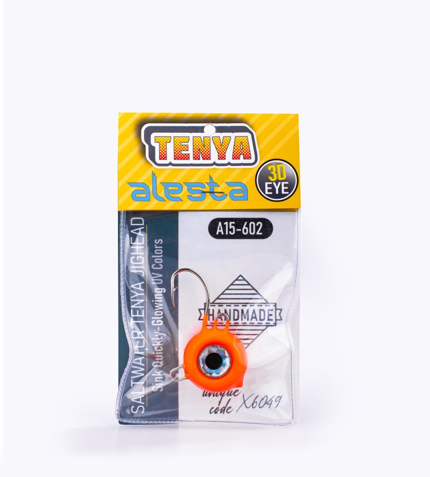 TENYA JIGHEAD 80G X6049 TURUNCU GLOW