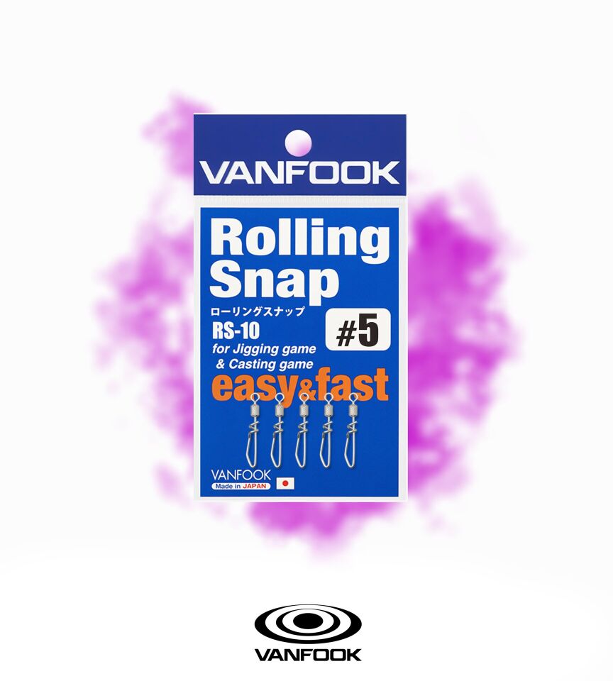 VANFOOK RS-10 ROLLING SNAP SILVER 4P #5