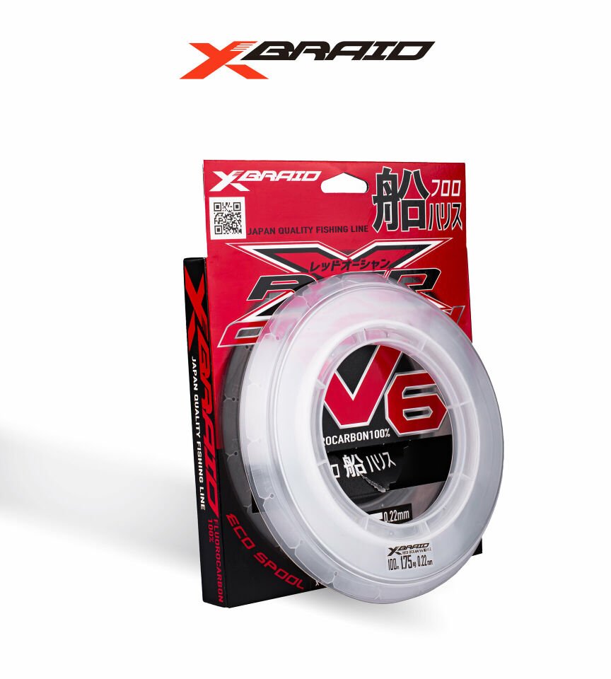 YGK X059 RED OCEAN V6 FC 100M 0.260-4.6KG