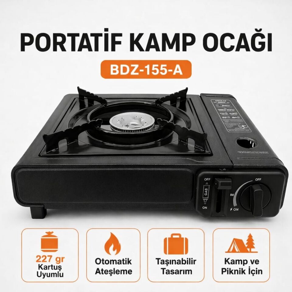 Portatif Tekli Kamp Ocağı