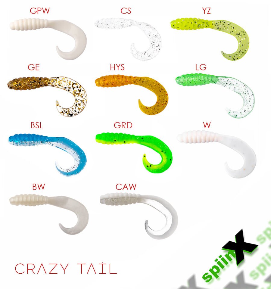SPIINX CRAZY TAIL KUYRUK 7.5CM 10P WHITE