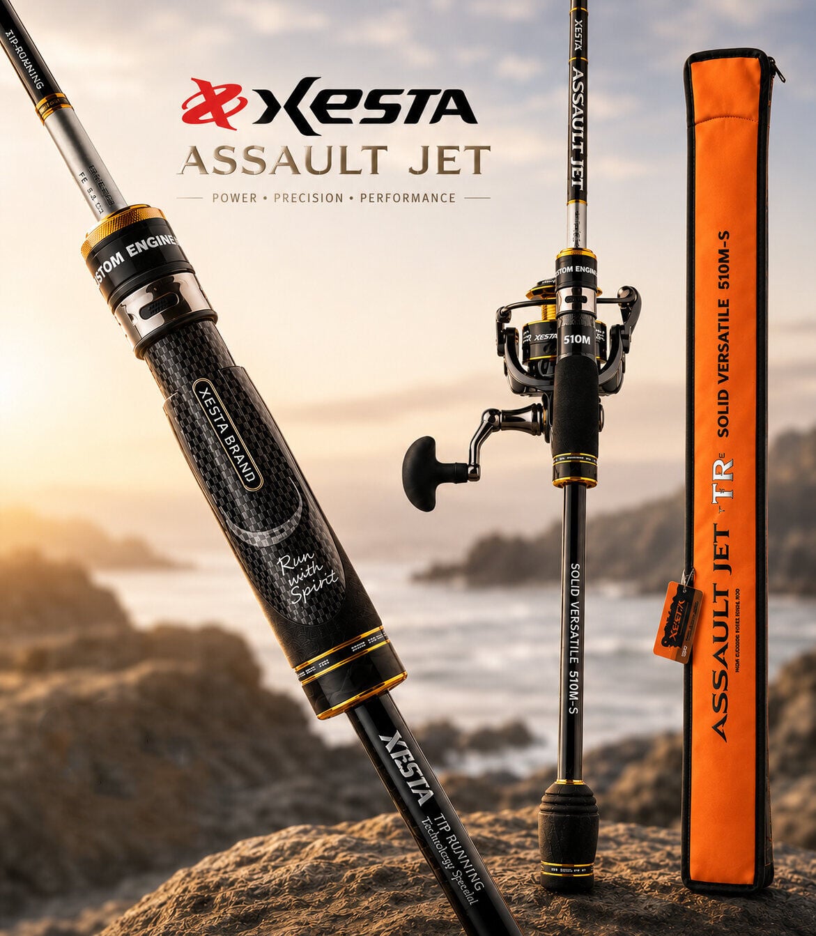 XESTA ASSAULT JET TYPE TR ST510M-S SOLID VERSATILE 1.78M MAX100 #0.4-1.2
