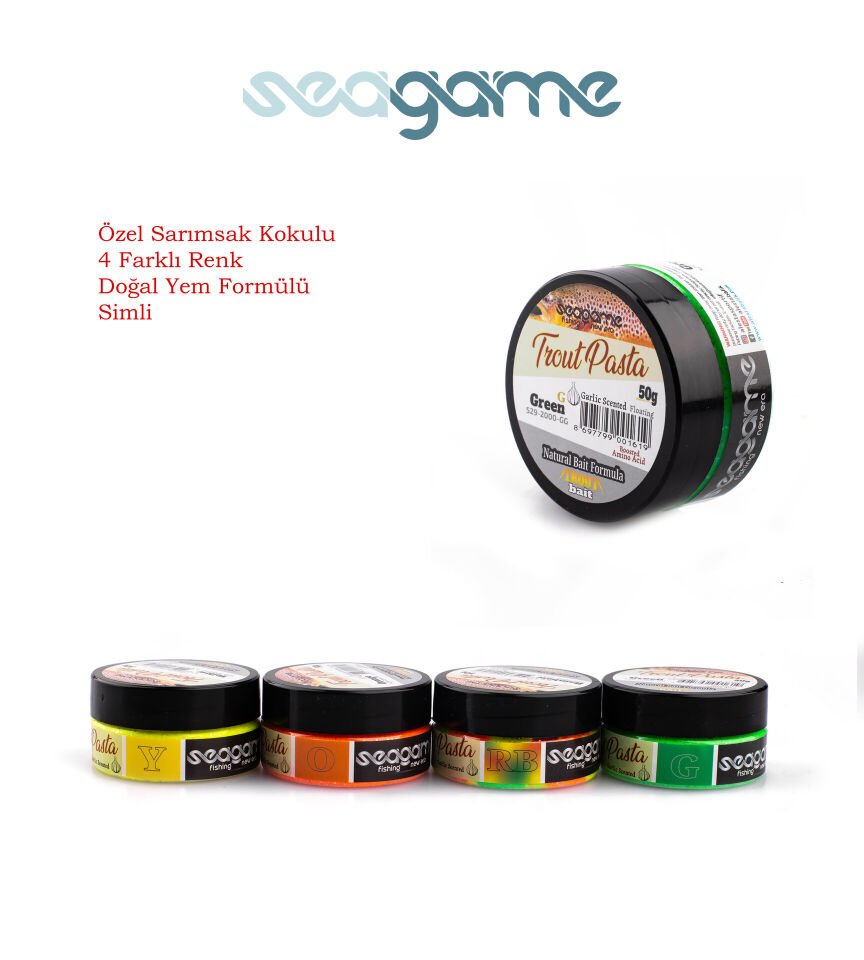 SEAGAME TROUT PASTA ALABALIK HAMURU SARIMSAK TURUNCU 50G