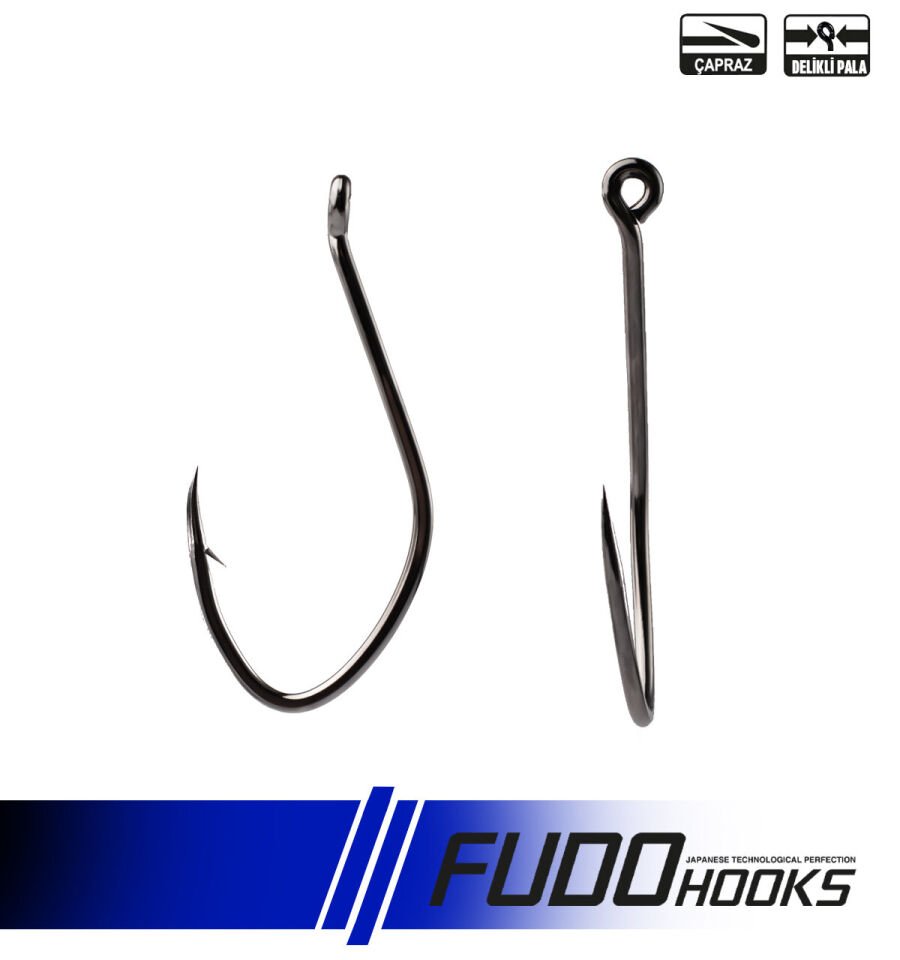 6901 FUDO CATFISH #9/0 BLACK NIKEL 3P