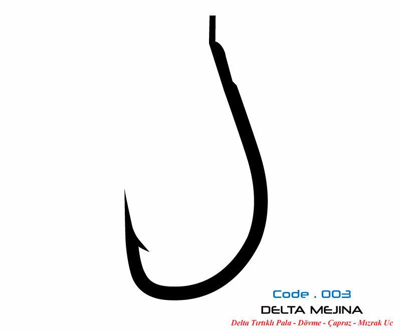 0031 DELTA MEJINA #4 BLACK NIKEL 8P