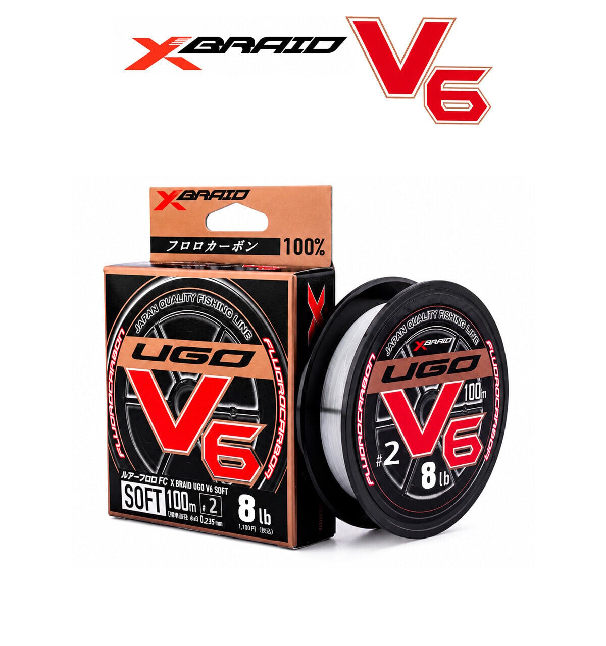 YGK X060 F-UGO V6 SOFT FC 100M 3.6KG 0.235