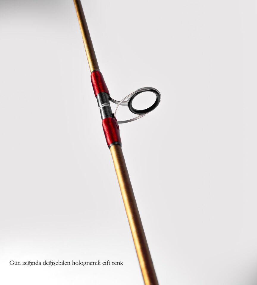DCR HİLAL TETİKLİ JIG VE CANLI YEM KAMIŞI 185 CM 100-300 BORDO