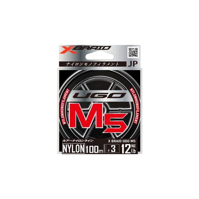 YGK X062 UGO M5 NYLON 100M 2.27KG 0.185