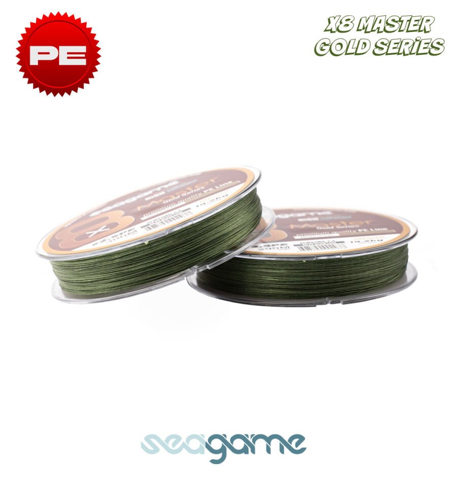 SEAGAME MASTER X8 PE 150M #0.18 MOSS GREEN