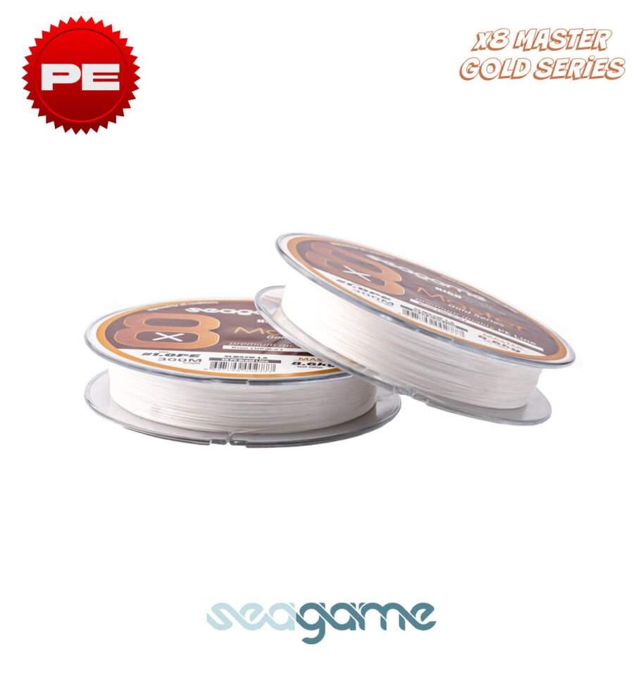 SEAGAME MASTER X8 PE 300M #0.12 WHITE