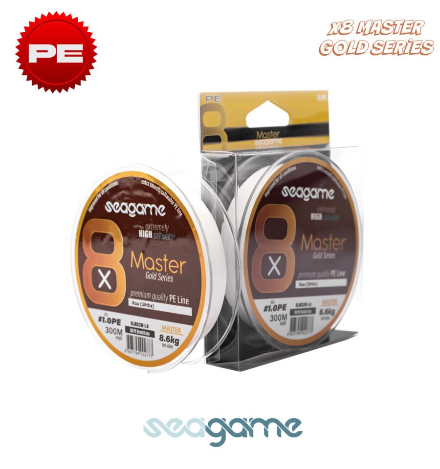 SEAGAME MASTER X8 PE 300M #0.18 WHITE