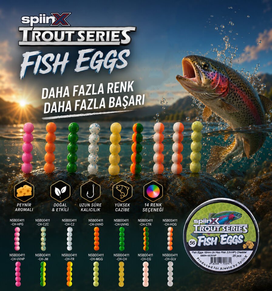 SPIINX FISH EGGS 10MM 25P CHEDDAR CAMGÖZ 79
