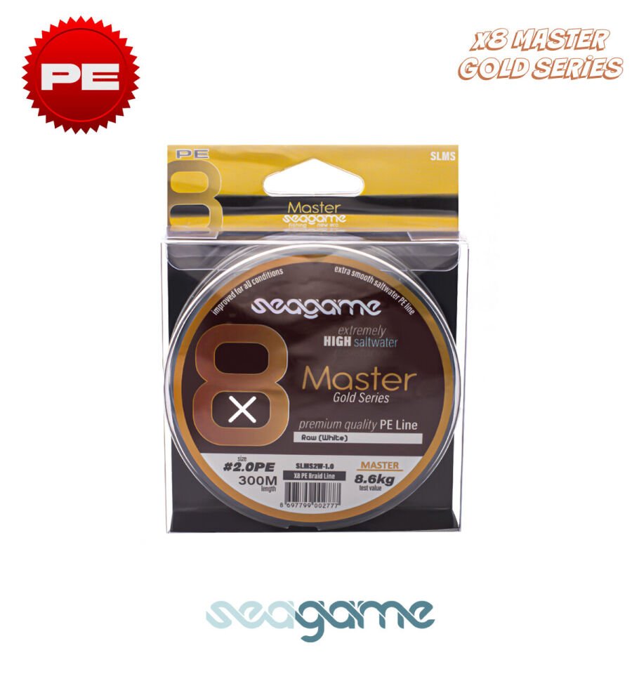 SEAGAME MASTER X8 PE 300M #0.23 WHITE