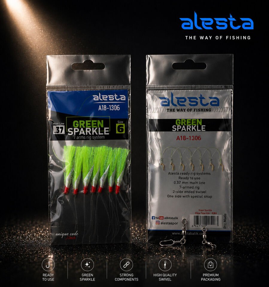GREEN SPARKLE RIG X0244 7K 0.37 #6