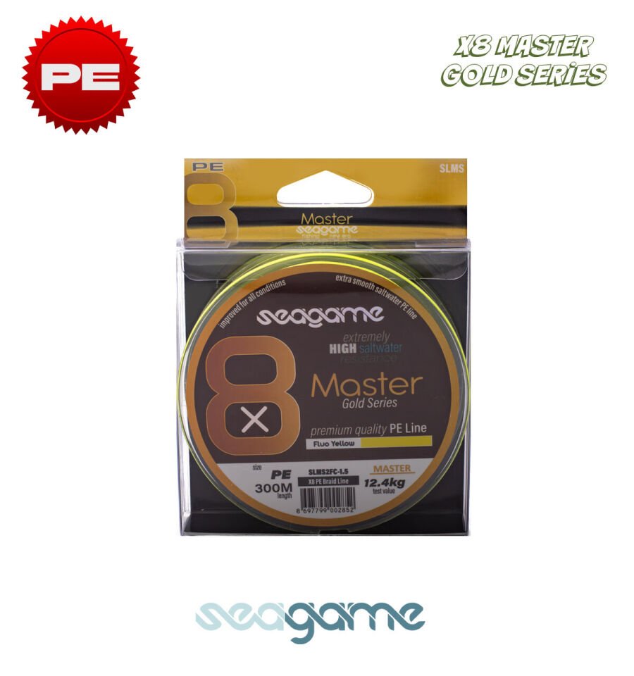 SEAGAME MASTER X8 PE 300M #0.14 FLUO YELLOW