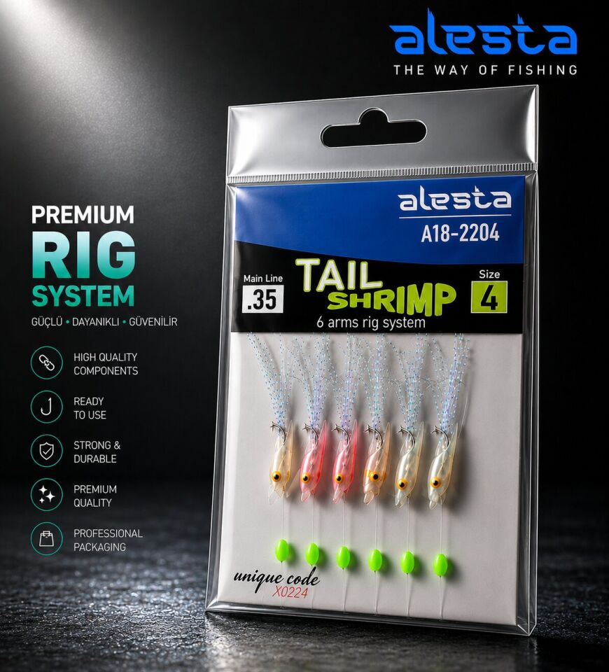 TAIL SHRIMP RIG X0284 6K 0.35 #4