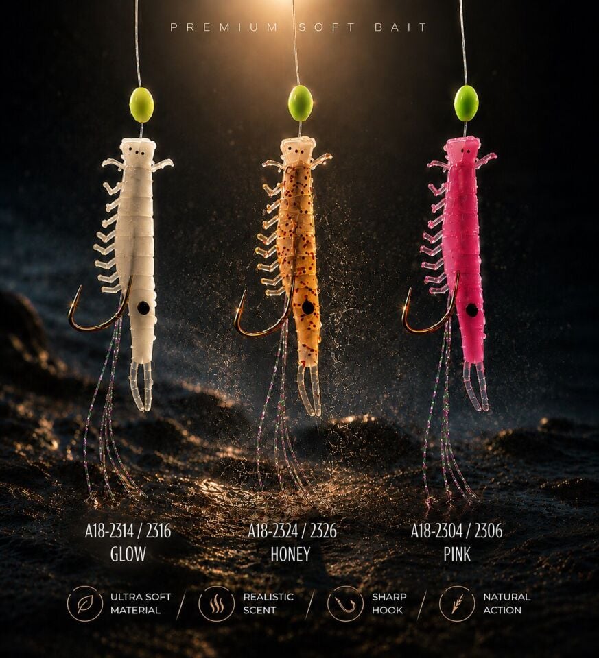LAGOON SHRIMP RIG X0288 5K 0.35 #4 GLOW