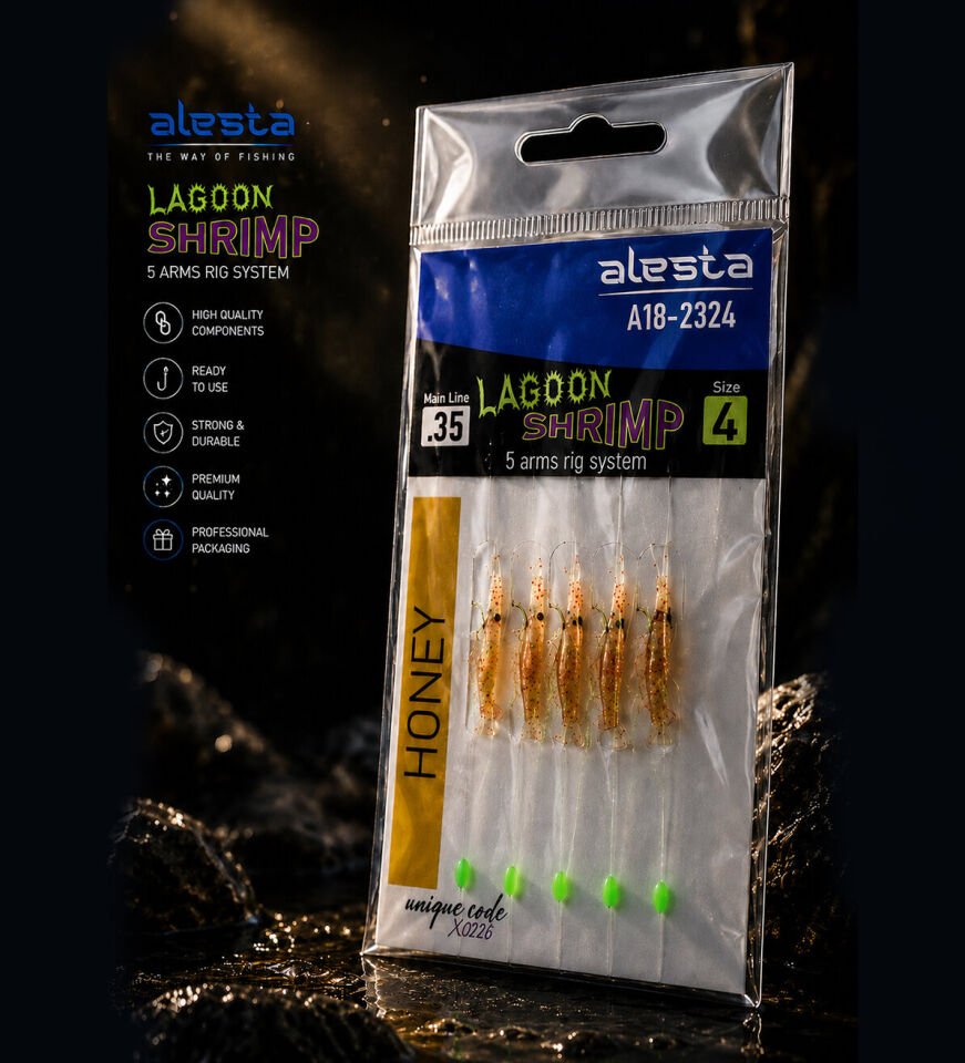 LAGOON SHRIMP RIG X0288 5K 0.35 #4 HONEY