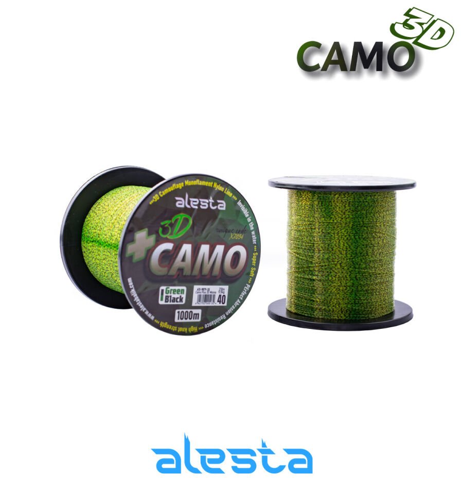 ALESTA CAMO PLUS X7034 3D MİSİNA SİYAH/YEŞİL 1000M 0.40