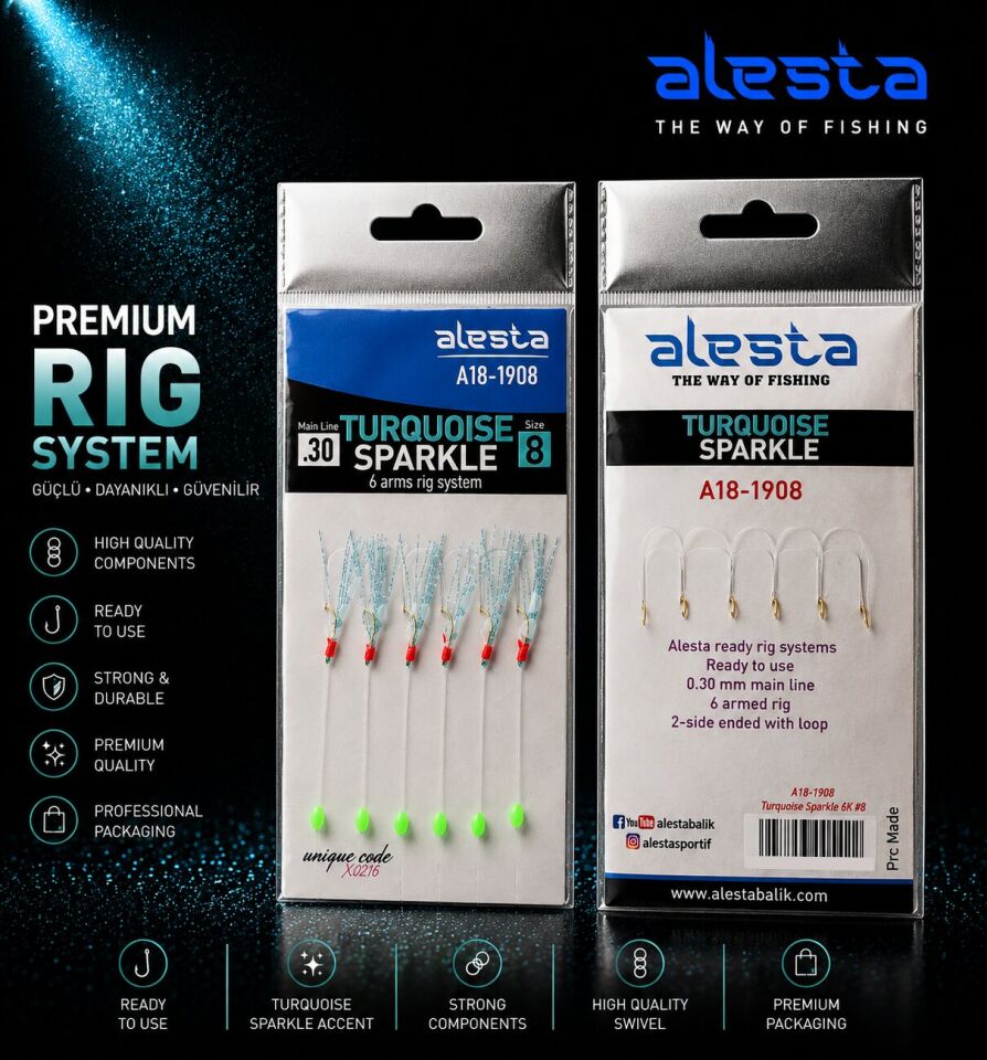 TURQUOISE SPARKLE RIG X0206 6K 0.30 #8