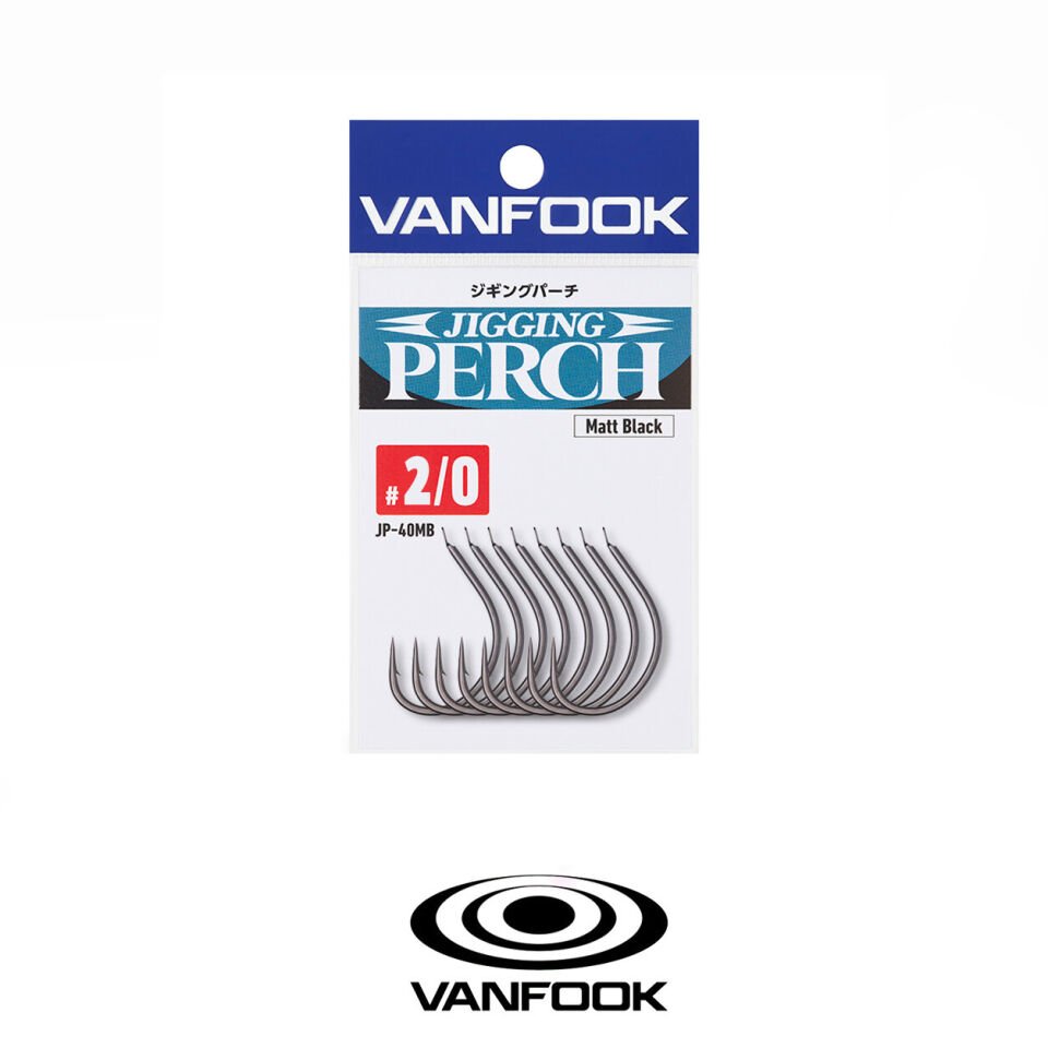 VANFOOK JP-40MB JIGGING PERCH MATT BLACK 8P #2/0