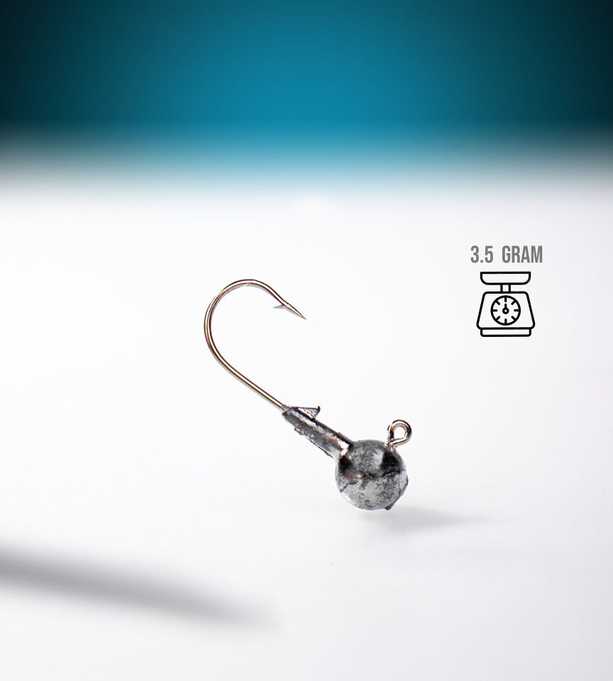 JIGHEAD TOP KAFA 3.5G 2500-1 GÜMÜŞ 25P