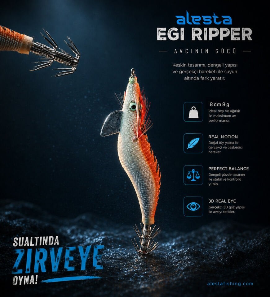 EGI RIPPER #2.0 X6751 8CM 8G TURUNCU
