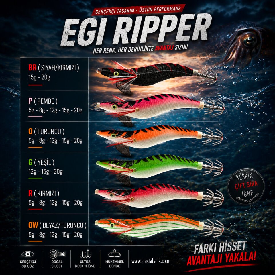 EGI RIPPER #2.0 X6751 8CM 8G PEMBE