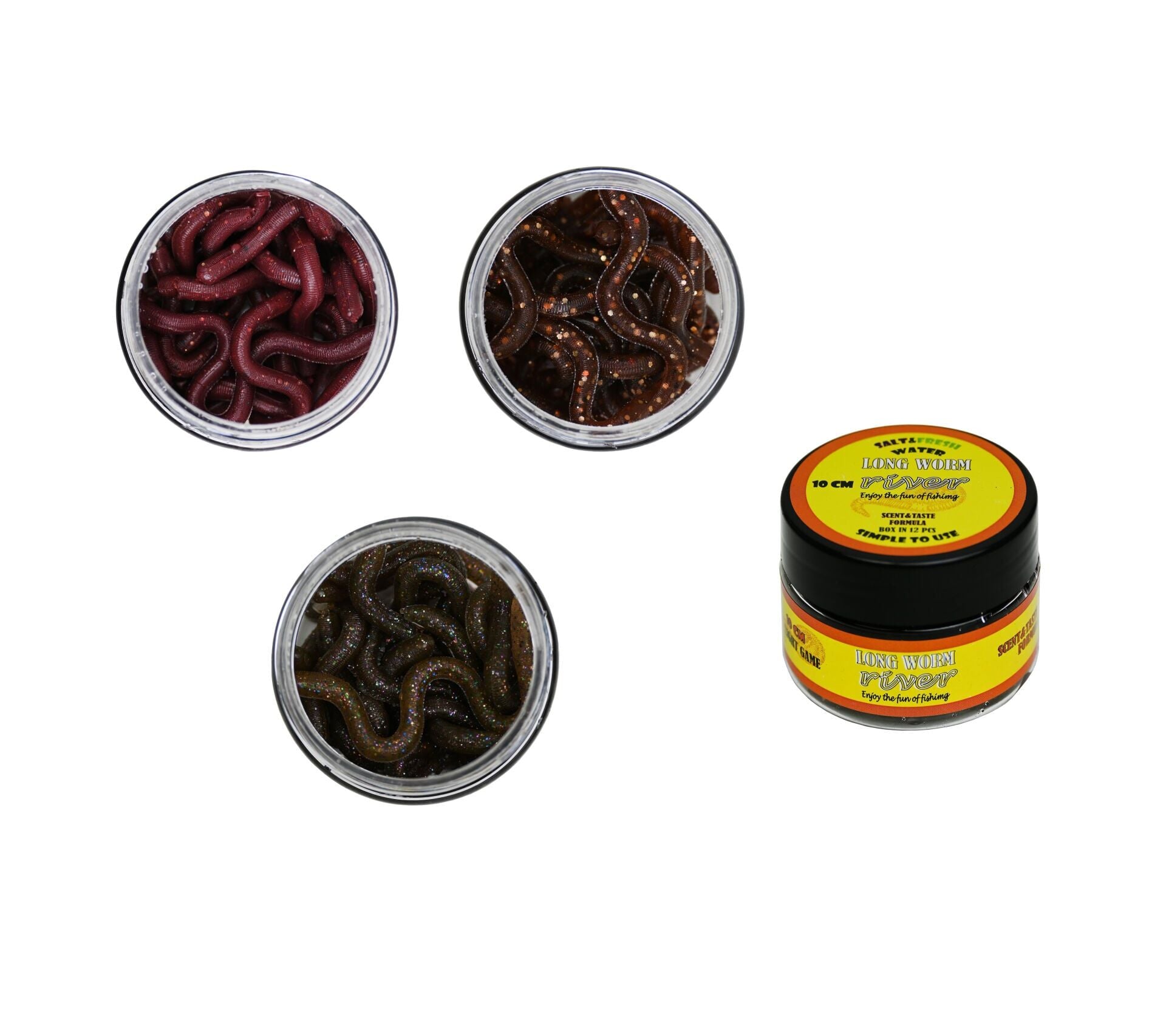 LONG WORM 10 CM BLOODEY 12P