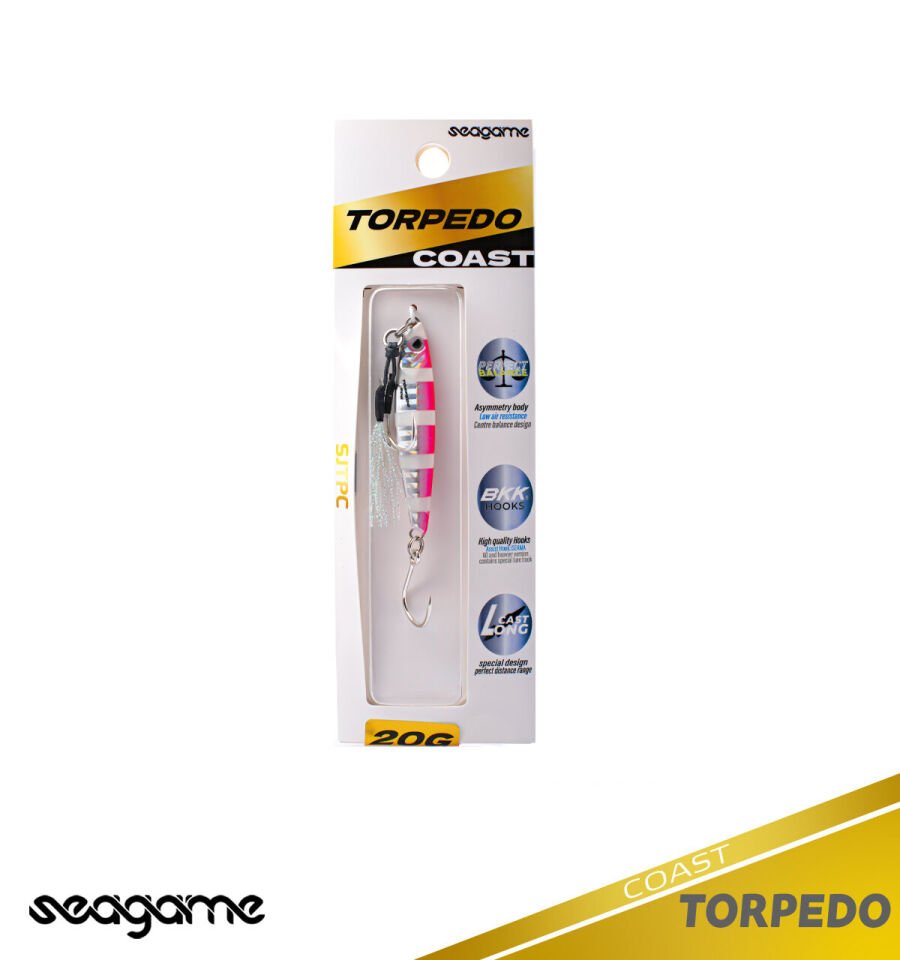 SEAGAME TORPEDO COAST 20G #002 PINK ZEBRA GLOW