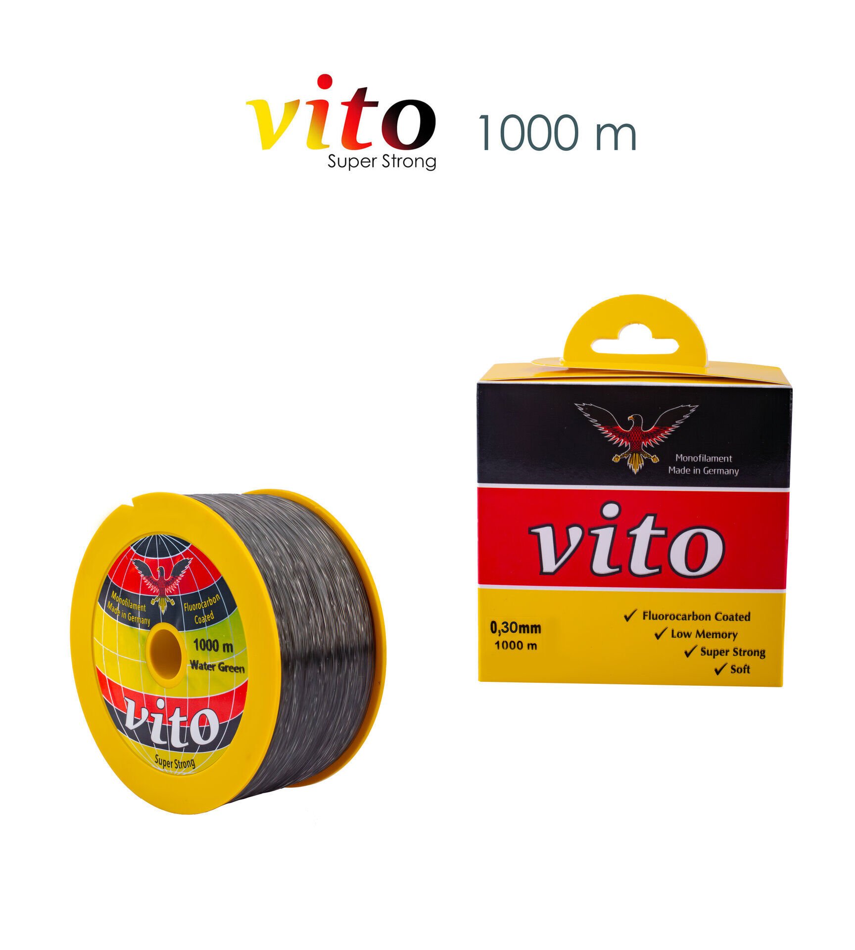 VİTO 0,30 1000M BOBİN MİSİNA YEŞİL