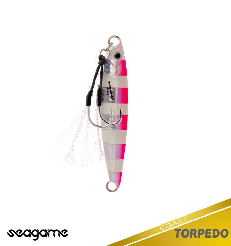 SEAGAME TORPEDO COAST 60G #002 PINK ZEBRA GLOW