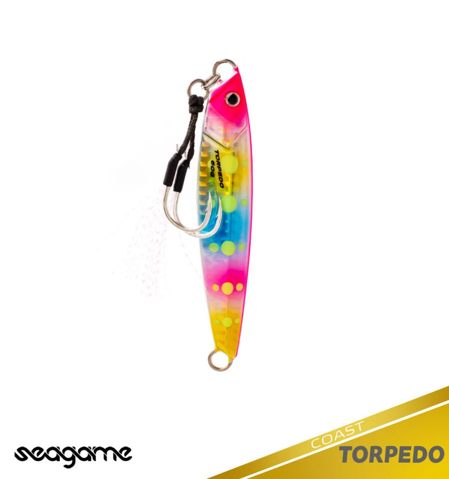 SEAGAME TORPEDO COAST 60G #201 GLOW DOT RAINBOW